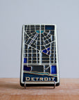 Ceramic Handpainted 4x8 Map Tile - Second