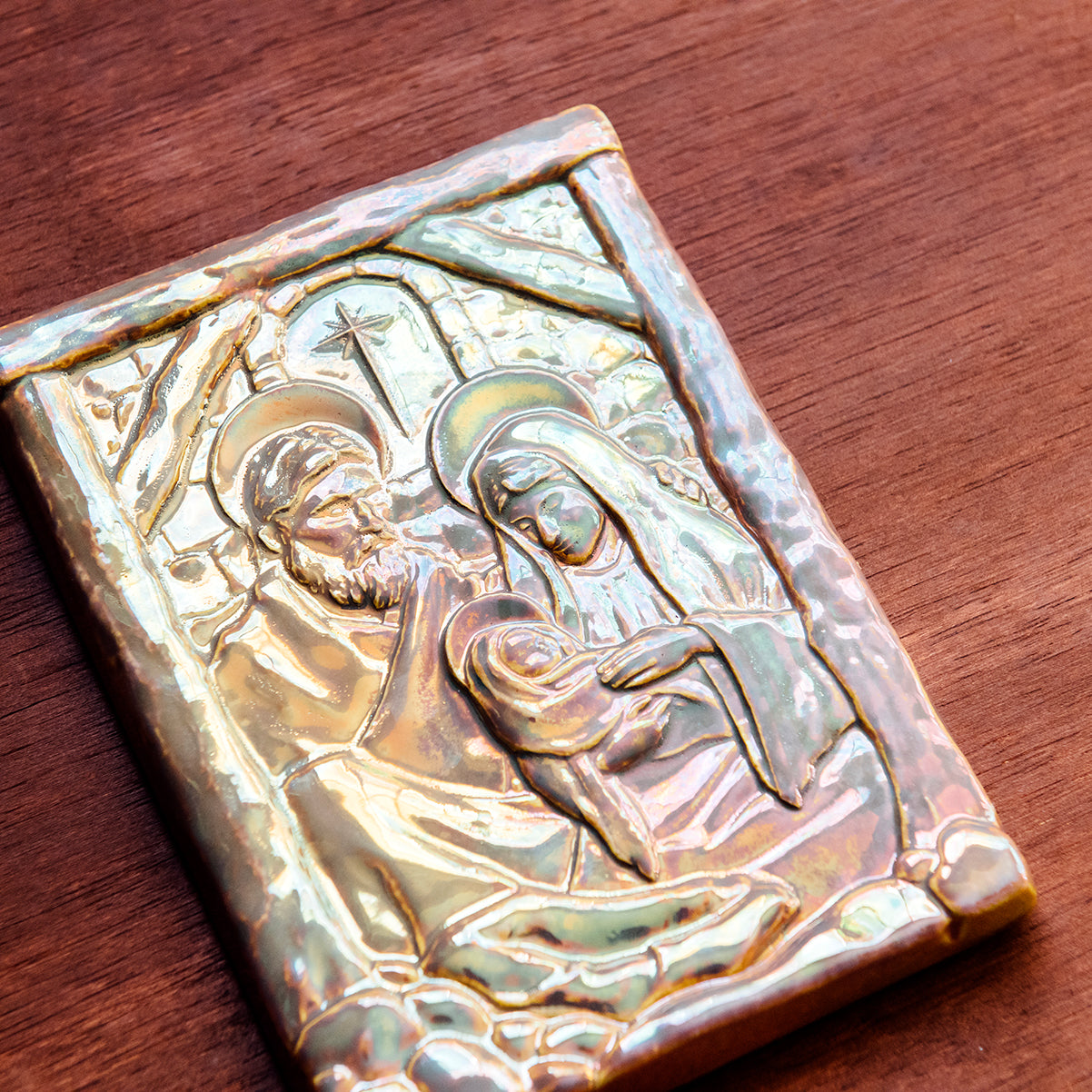 Nativity Tile | Iridescent