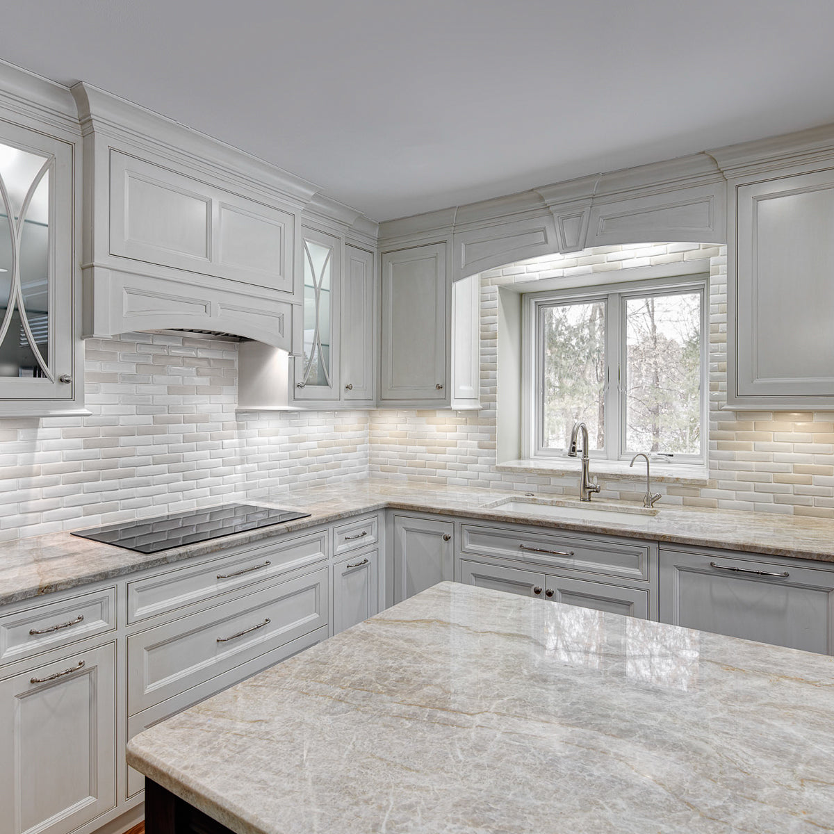 Cloud + Creme Backsplash