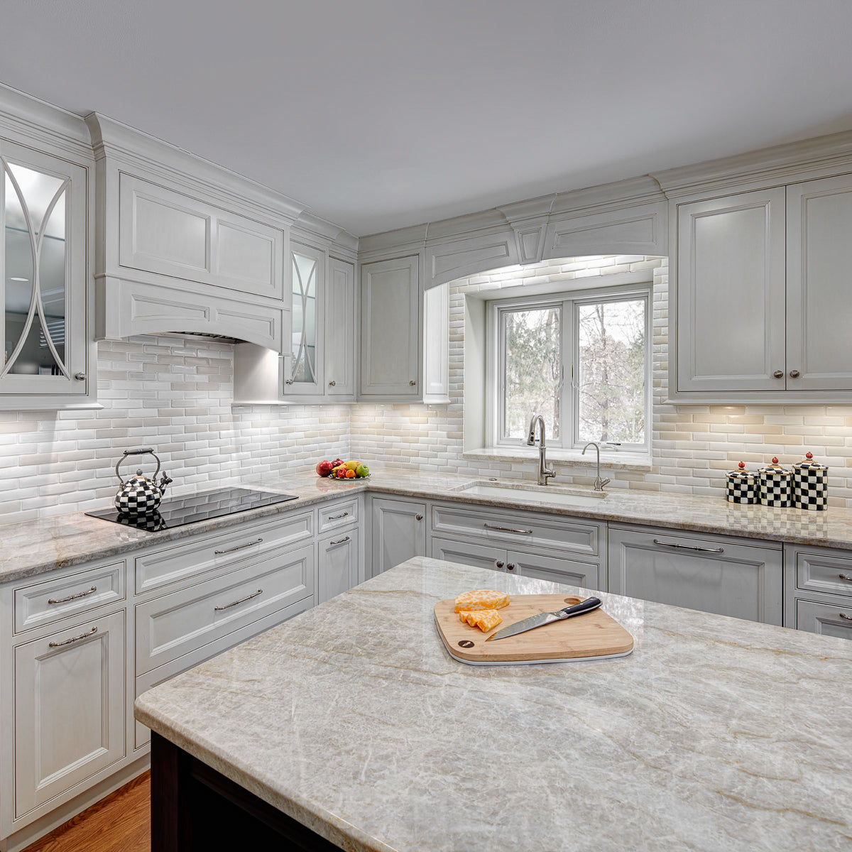 Cloud + Creme Backsplash