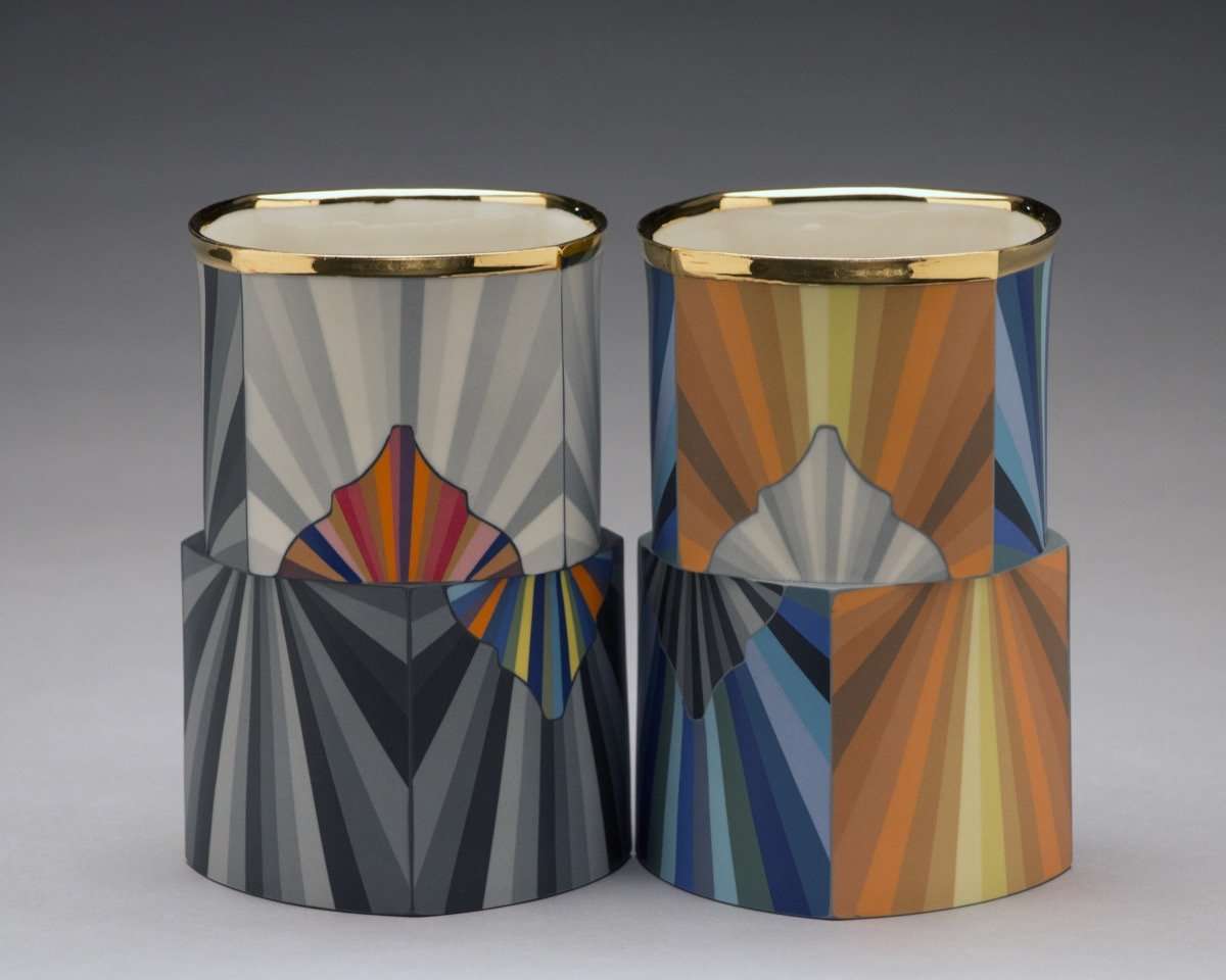 Ceramic Quatrefoil Columns