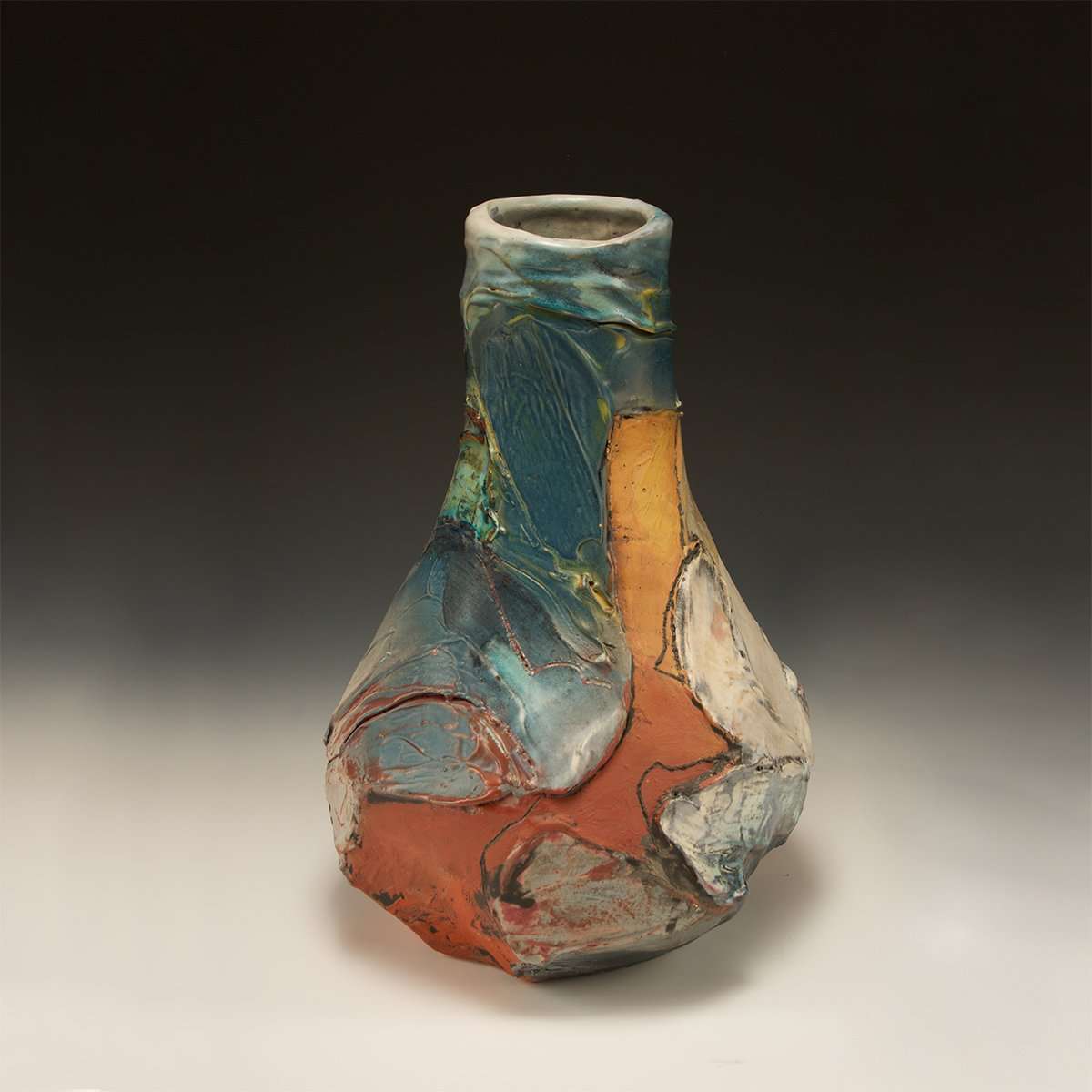 Ceramic Slice Bottom Bottle 